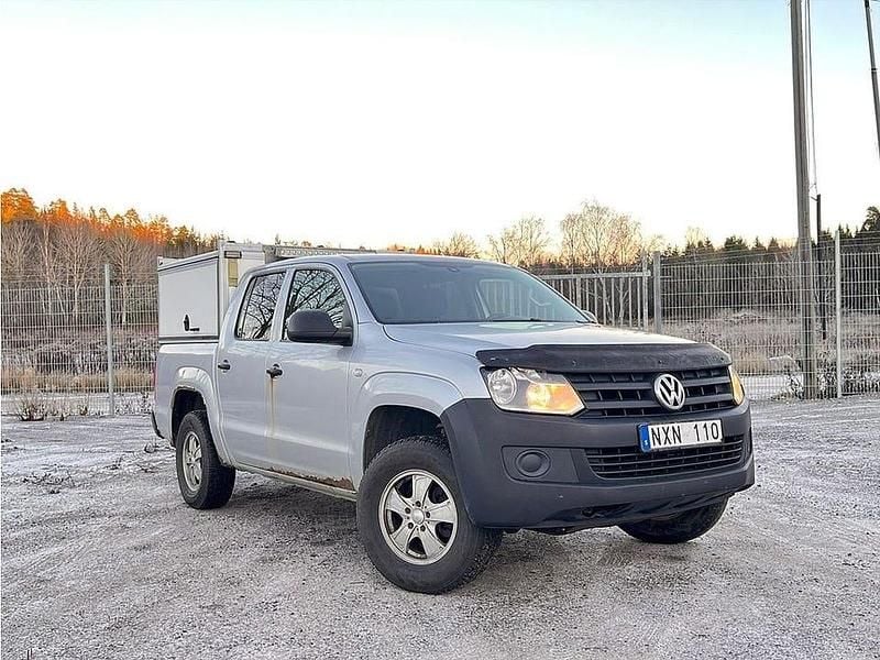 Silver Begagnad 2013 VW Amarok Pickup | 69 800 kr - Bild 1/4