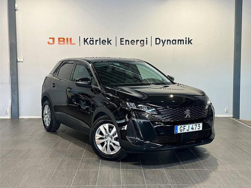 Svart Begagnad 2022 Peugeot 3008 Active SUV | 229 900 kr (Marknadspris) - Bild 1/4