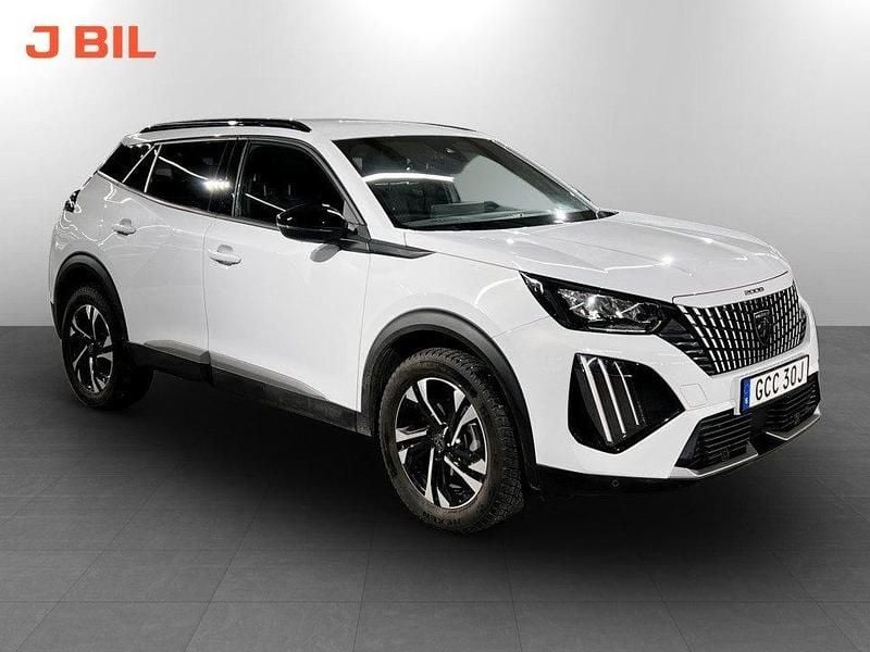 Vit okenite Begagnad 2024 Peugeot 2008 Allure SUV | 209 900 kr (Bra pris) - Bild 1/3
