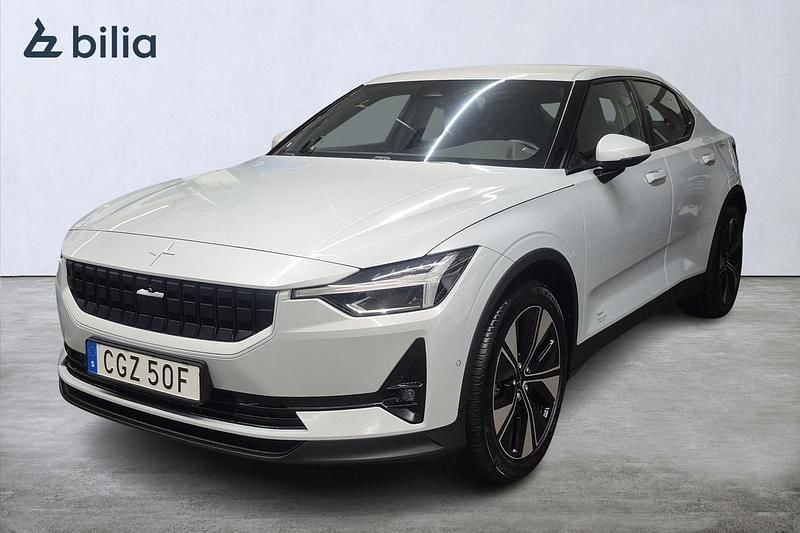 Silver Begagnad 2023 Polestar 2 Long Range Single Motor Halvkombi | 339 000 kr (Bra pris) - Bild 1/3