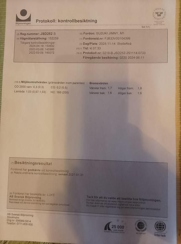 Begagnad Suzuki Jimny 80 HK (58 kW) 1998 SUV