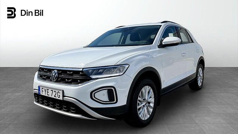 Vit (pure white) Begagnad 2022 VW T-Roc Life SUV | 289 900 kr (Marknadspris) - Bild 1/4