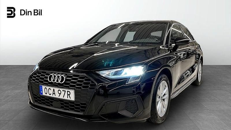 Begagnad Audi A3 Sportback Proline 150 HK (110 kW) 2022 Svart Halvkombi