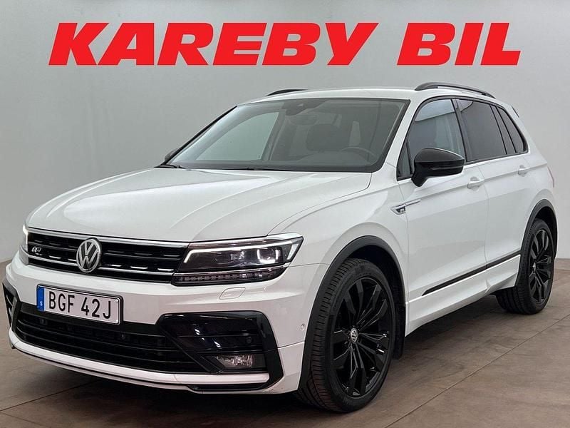Vit Begagnad 2019 VW Tiguan GT SUV | 248 900 kr (Marknadspris) - Bild 1/3
