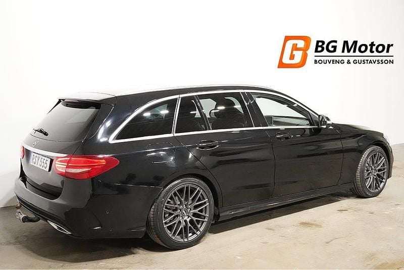 Begagnad Mercedes C250 AMG line 204 HK (150 kW) 2014 Svart Kombi
