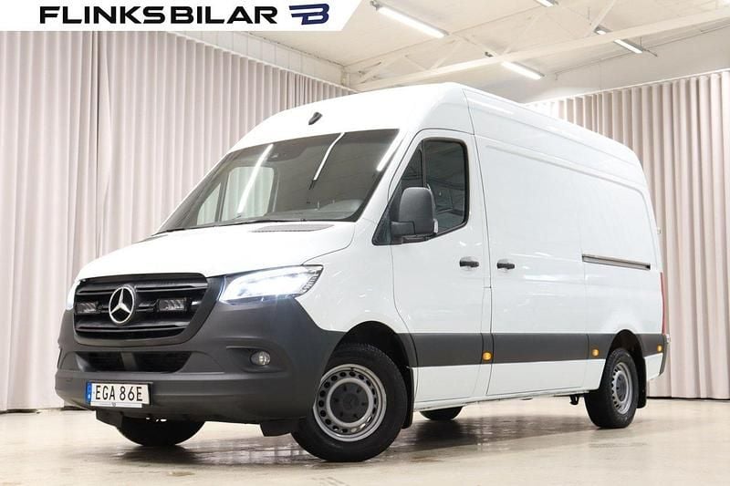 Vit Begagnad 2020 Mercedes Sprinter Van | 319 900 kr - Bild 1/4