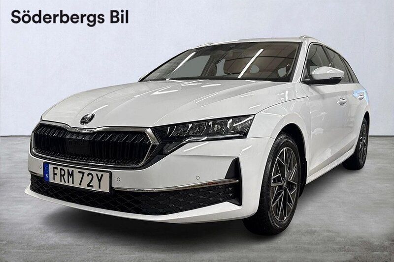 Vit Ny 2024 Skoda Octavia Selection Kombi | 373 400 kr (Marknadspris) - Bild 1/4