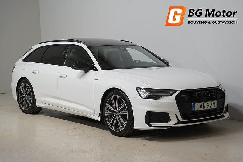 Vit Begagnad 2021 Audi A6 S-Line Kombi | 339 600 kr (Marknadspris) - Bild 1/4