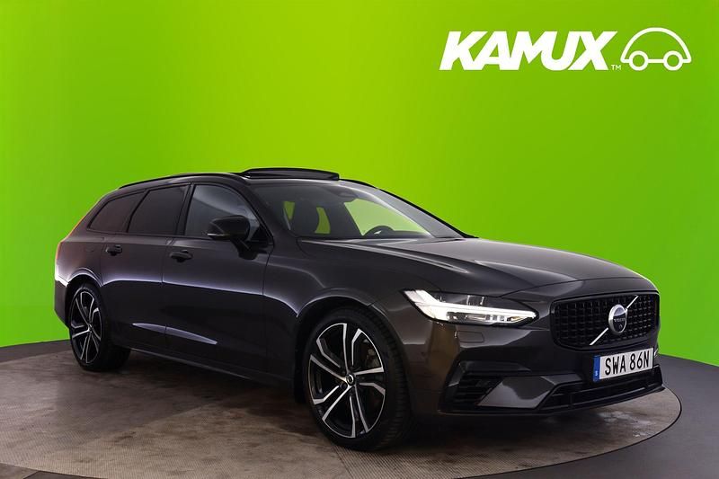 Begagnad Volvo V90 R-Design 455 HK (334 kW) 2022 Silver/grå Kombi