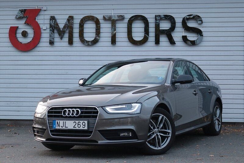 Grå Begagnad 2013 Audi A4 Comfort Sedan | 119 900 kr (Marknadspris) - Bild 1/4