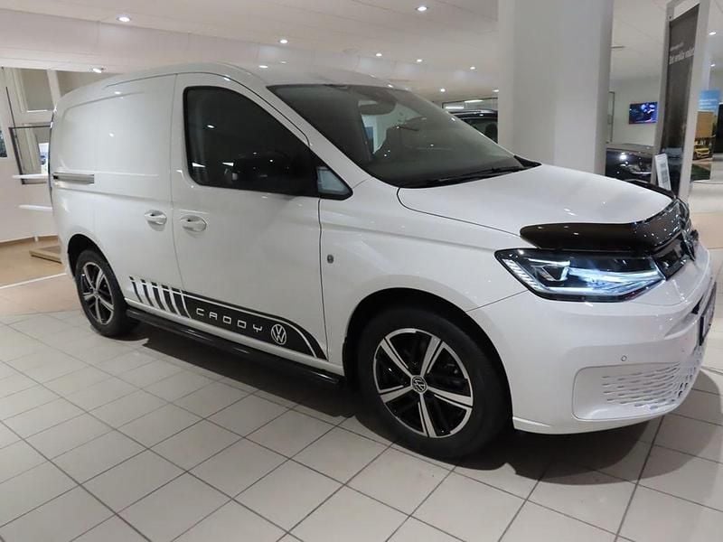 Vit Ny 2025 VW Caddy Minibuss | 411 250 kr (Bra pris) - Bild 1/4