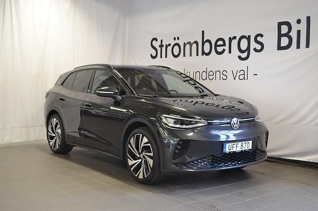 Mörkgrå (grå) Begagnad 2021 VW ID.4 GTX SUV | 409 000 kr (Marknadspris) - Bild 1/4
