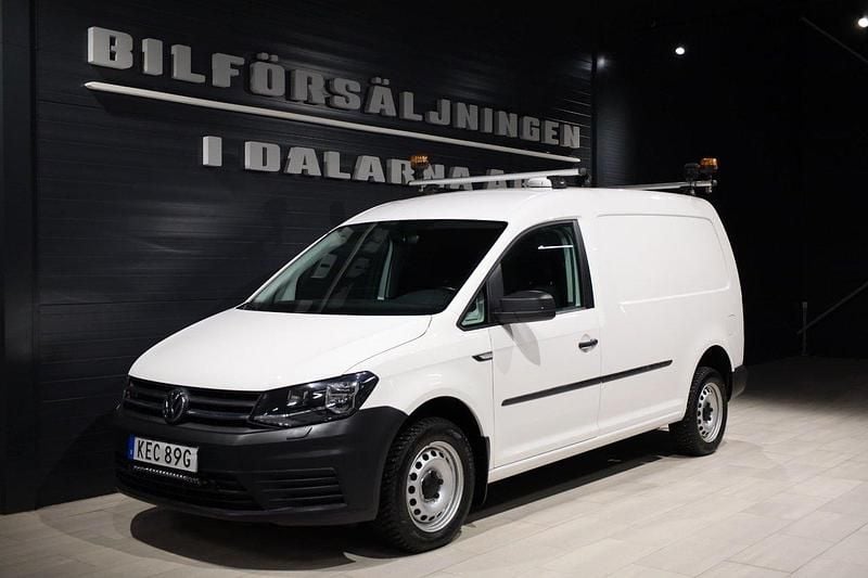 Vit Begagnad 2020 VW Caddy Maxi Minibuss | 229 000 kr (Marknadspris) - Bild 1/4