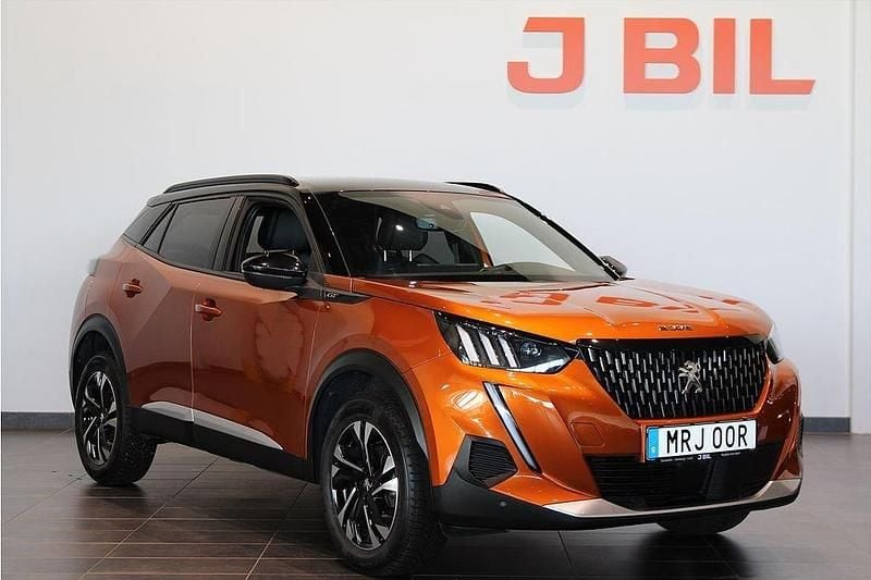 Orange Begagnad 2023 Peugeot 2008 GTi SUV | 249 900 kr (Marknadspris) - Bild 1/4