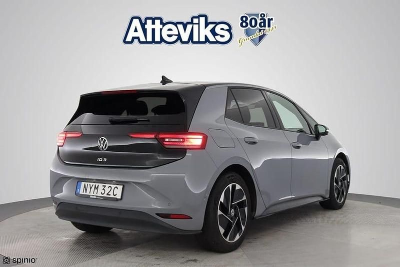 Begagnad VW ID.3 Pro Performance 152 kW (207 HK) 2023 Grå Halvkombi