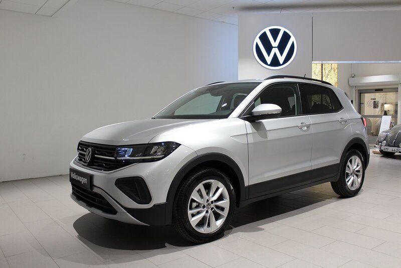 Silver Ny 2024 VW T-Cross Life SUV | 284 900 kr (Bra pris) - Bild 1/4