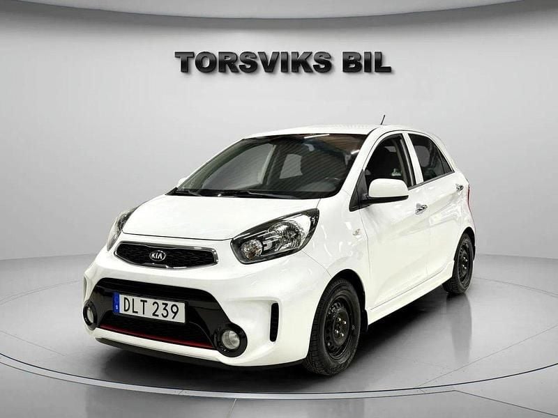 Vit Begagnad 2015 Kia Picanto Halvkombi | 74 900 kr (Marknadspris) - Bild 1/4