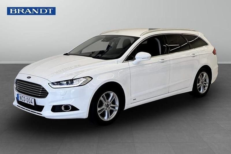 Vit Begagnad 2018 Ford Mondeo Kombi | 172 900 kr (Lite dyr) - Bild 1/4
