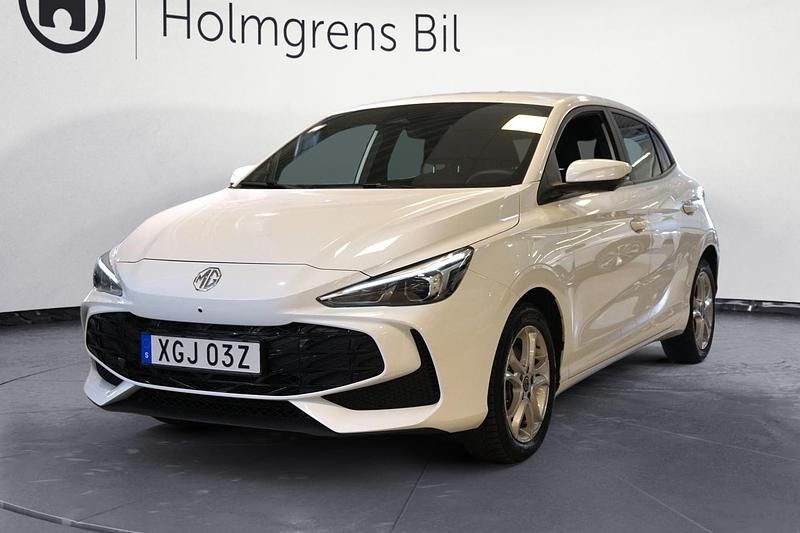 Begagnad MG MG3 102 HK (75 kW) 2024 Vit Halvkombi