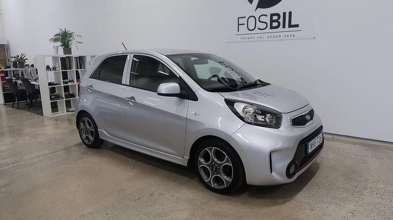 Grå Begagnad 2016 Kia Picanto Halvkombi | 89 900 kr (Marknadspris) - Bild 1/3