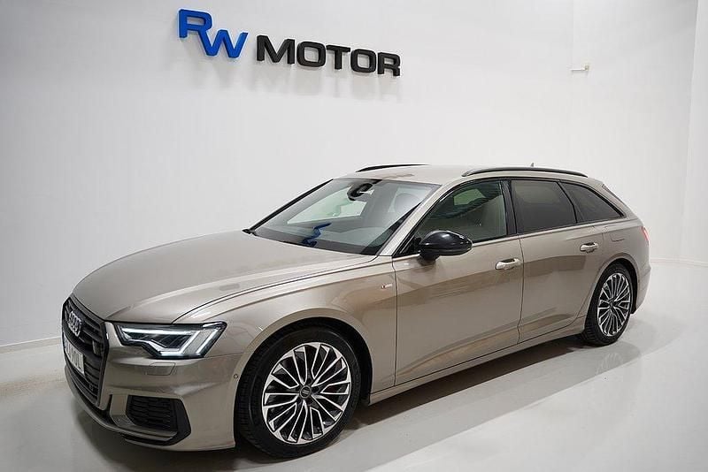 Ljusbrun Begagnad 2021 Audi A6 S-Line Kombi | 399 800 kr (Bra pris) - Bild 1/4