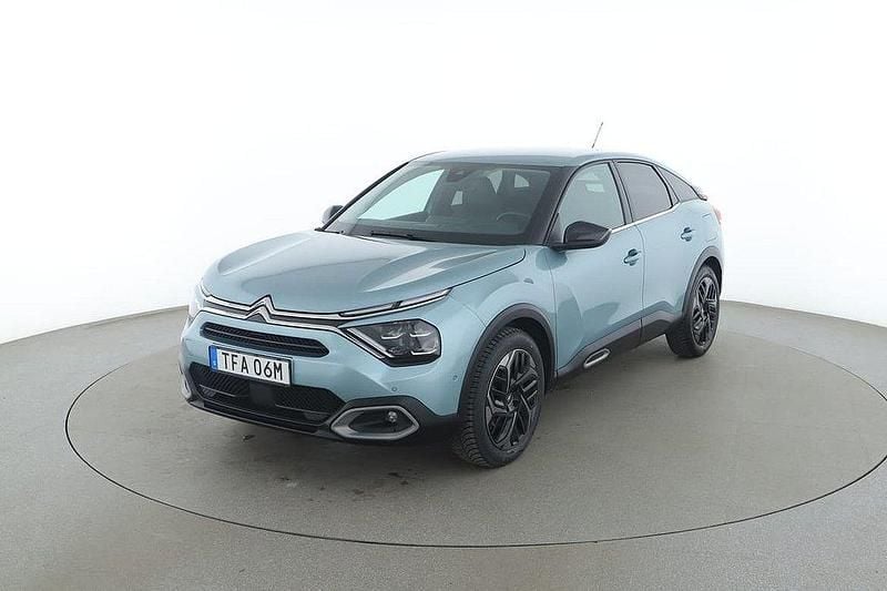 Blå Begagnad 2021 Citroën C4 PureTech Halvkombi | 189 000 kr (Marknadspris) - Bild 1/4