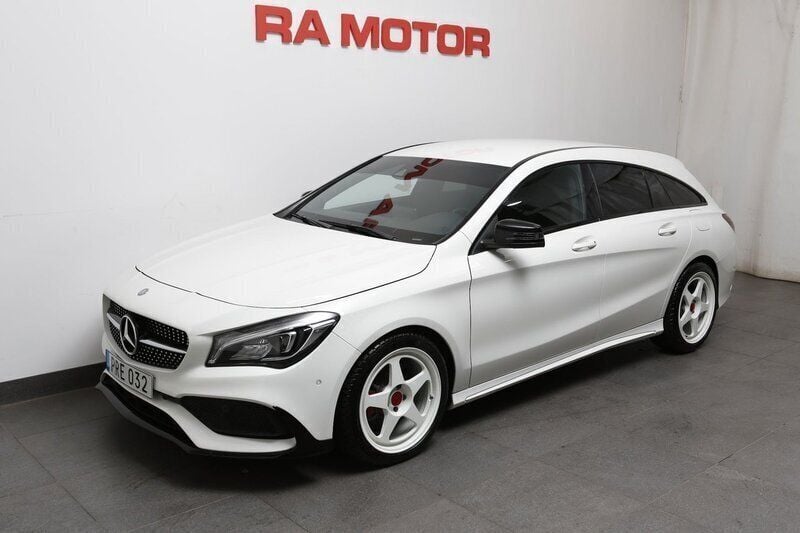 Vit Begagnad 2017 Mercedes CLA250 Shooting Brake AMG Kombi | 239 800 kr (Lite dyr) - Bild 1/3