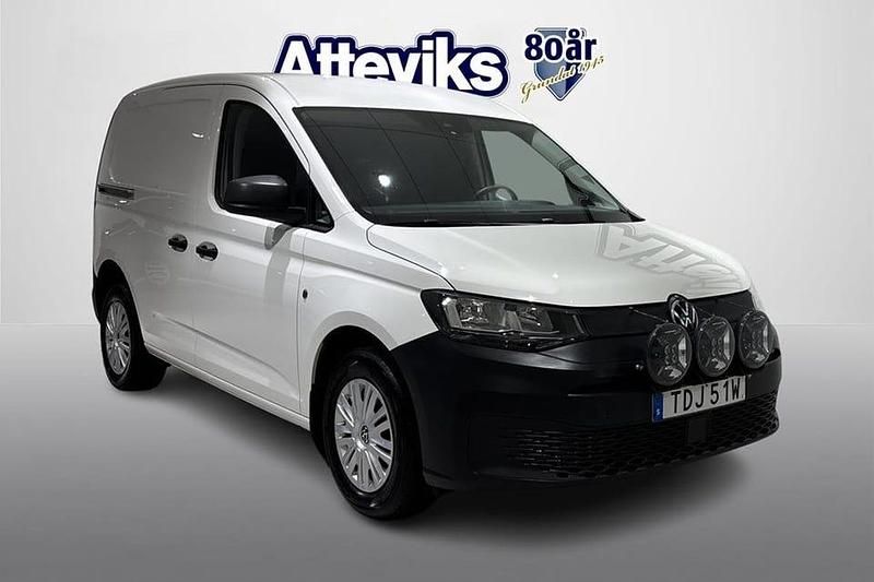Vit Begagnad 2024 VW Caddy Minibuss | 249 900 kr (Lite dyr) - Bild 1/4