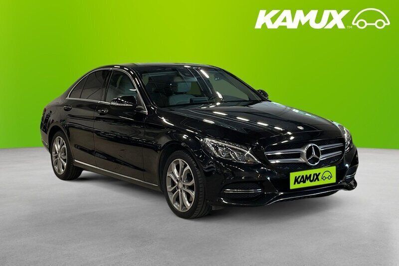 Svart Begagnad 2015 Mercedes C220 Sedan | 178 900 kr (Bra pris) - Bild 1/2