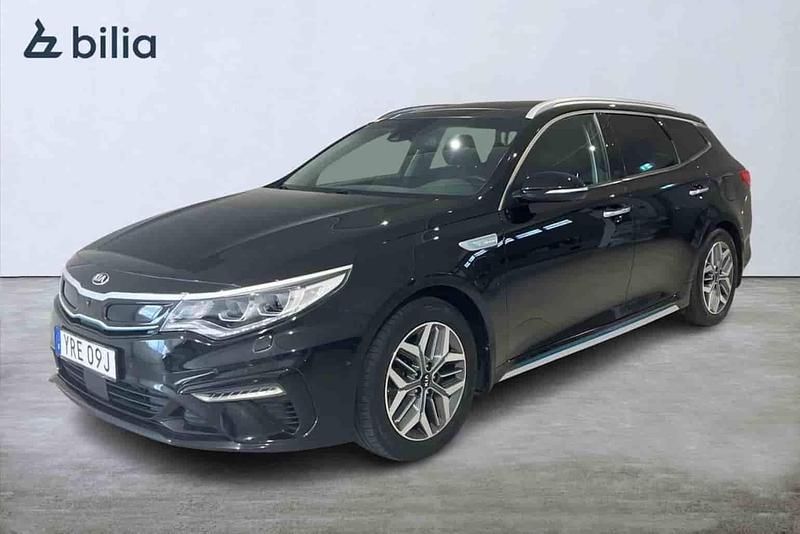 Svart Begagnad 2020 Kia Optima Hybrid Sport Sedan | 189 000 kr (Marknadspris) - Bild 1/1