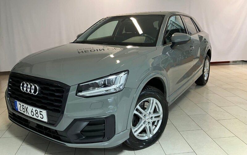 Grå Begagnad 2018 Audi Q2 Proline SUV | 185 000 kr (Marknadspris) - Bild 1/3