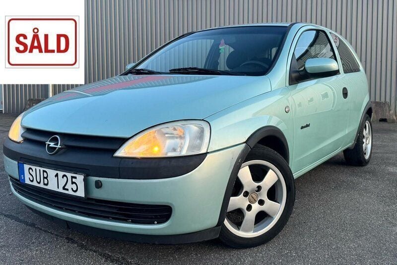 Grön Begagnad 2001 Opel Corsa Halvkombi | 17 900 kr - Bild 1/4