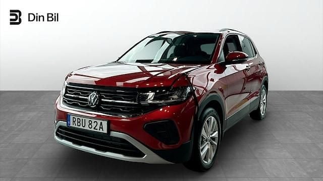 Röd Ny 2025 VW T-Cross Life SUV | 309 900 kr (Marknadspris) - Bild 1/4