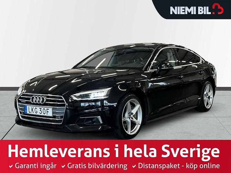 Svart Begagnad 2019 Audi A5 Sport Sportkupé | 259 900 kr - Bild 1/3