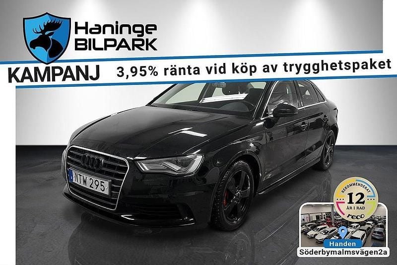 Svart Begagnad 2015 Audi A3 Sedan | 169 995 kr (Marknadspris) - Bild 1/3