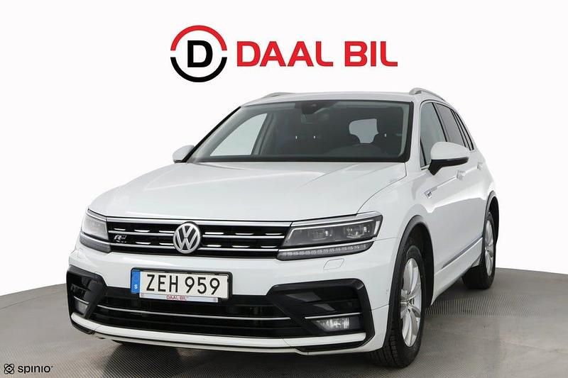 Begagnad VW Tiguan R-line 190 HK (139 kW) 2018 Vit SUV