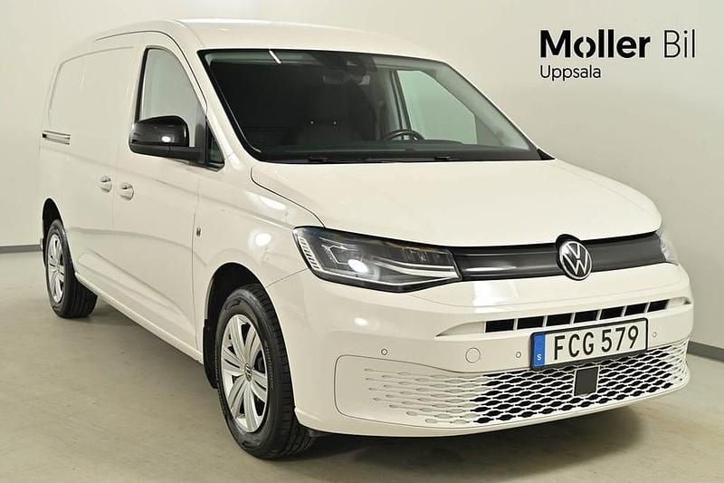Vit (candyvit) Begagnad 2024 VW Caddy Maxi Minibuss | 304 000 kr (Superpris) - Bild 1/4