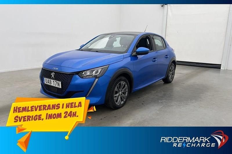 Blå Begagnad 2020 Peugeot e-208 Allure Halvkombi | 179 800 kr (Marknadspris) - Bild 1/3