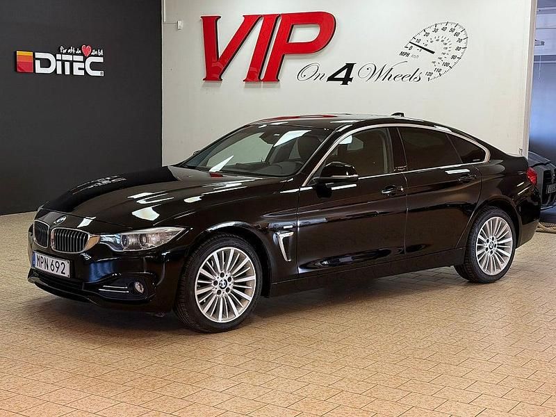 Svart Begagnad 2014 BMW 420 Luxury Line Sportkupé | 199 800 kr (Bra pris) - Bild 1/4
