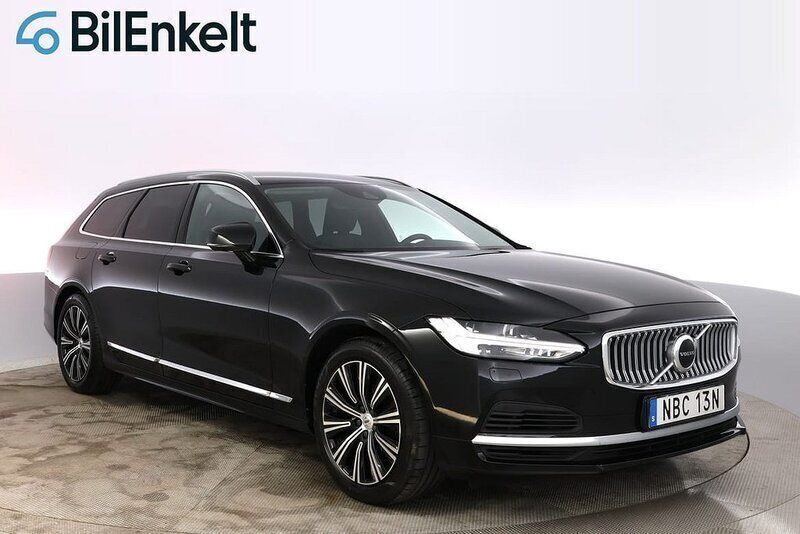 Svart Begagnad 2021 Volvo V90 Inscription Kombi | 313 900 kr (Superpris) - Bild 1/4
