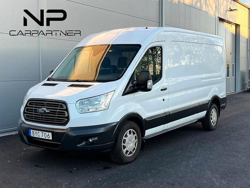 Vit Begagnad 2017 Ford Transit Van | 158 900 kr (Marknadspris) - Bild 1/4