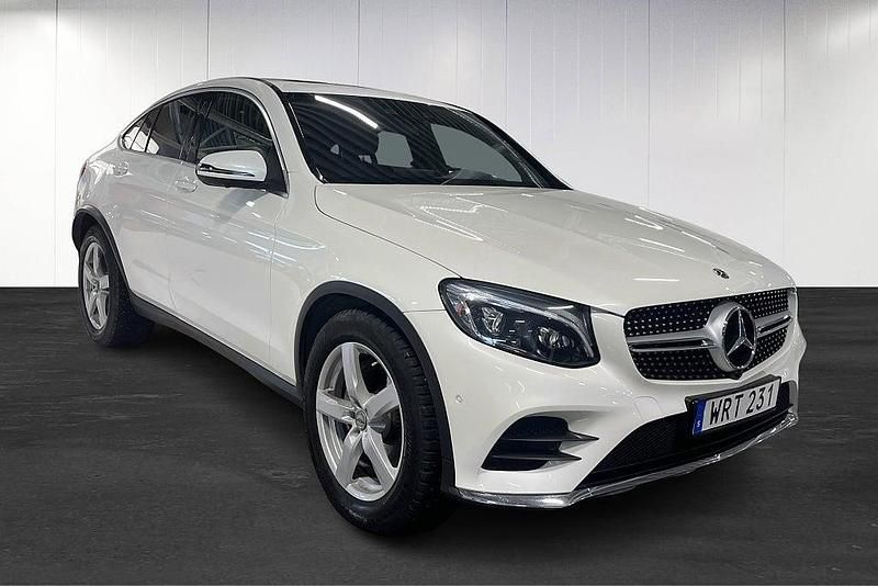 Begagnad Mercedes GLC350 2017 Vit Sportkupé