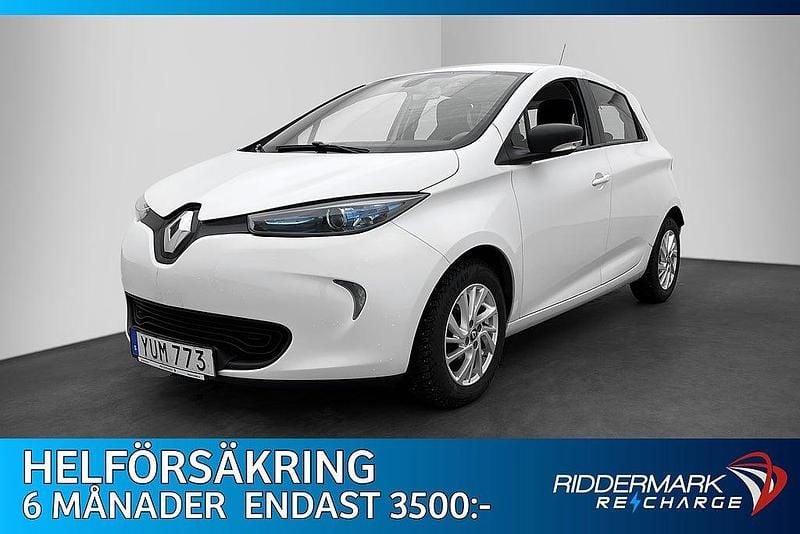 Vit Begagnad 2017 Renault Zoe Halvkombi | 89 800 kr (Marknadspris) - Bild 1/3