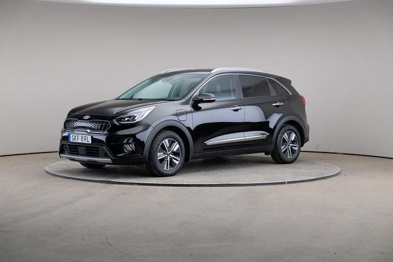 Svart (aurora black pearl) Begagnad 2021 Kia Niro Advance SUV | 219 000 kr (Bra pris) - Bild 1/4