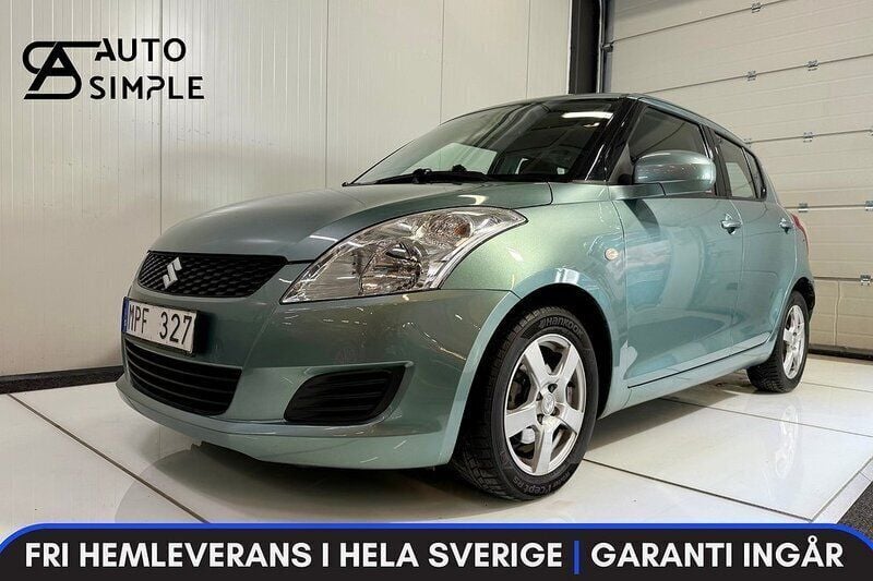 Grön Begagnad 2011 Suzuki Swift Halvkombi | 99 900 kr (Marknadspris) - Bild 1/4