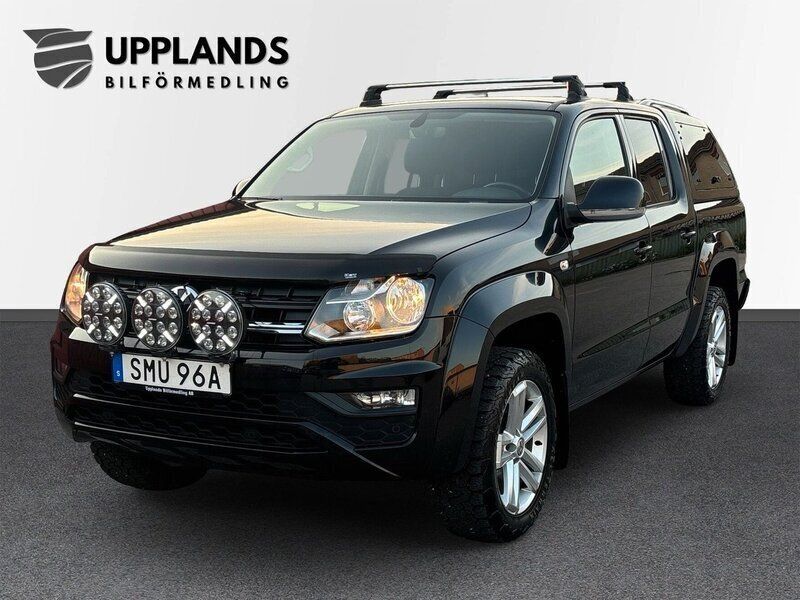 Svart Begagnad 2020 VW Amarok Pickup | 369 900 kr (Marknadspris) - Bild 1/4