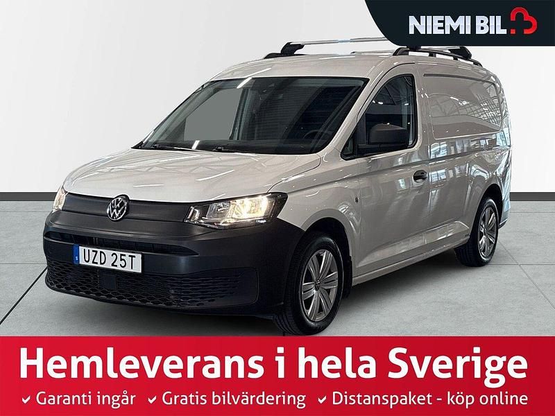 Vit Begagnad 2023 VW Caddy Maxi S Minibuss | 299 900 kr (Lite dyr) - Bild 1/3