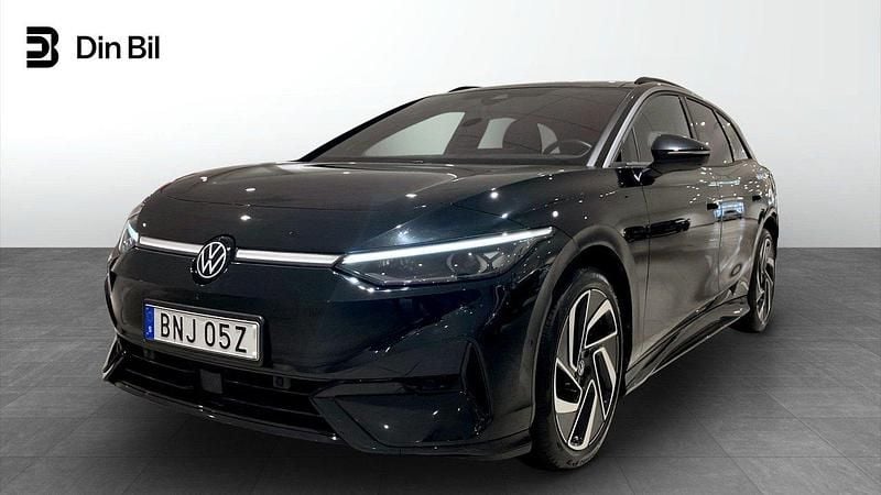 Svart Begagnad 2024 VW ID.7 Pro Sedan | 568 900 kr (Lite dyr) - Bild 1/4