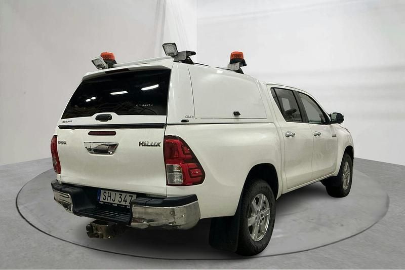 Begagnad Toyota HiLux 150 HK (110 kW) 2018 Vit Pickup
