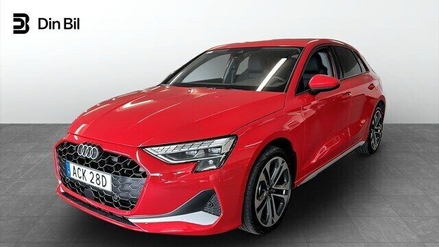 Progressivröd metallic Begagnad 2024 Audi A3 Advanced Plus | 334 900 kr - Bild 1/4
